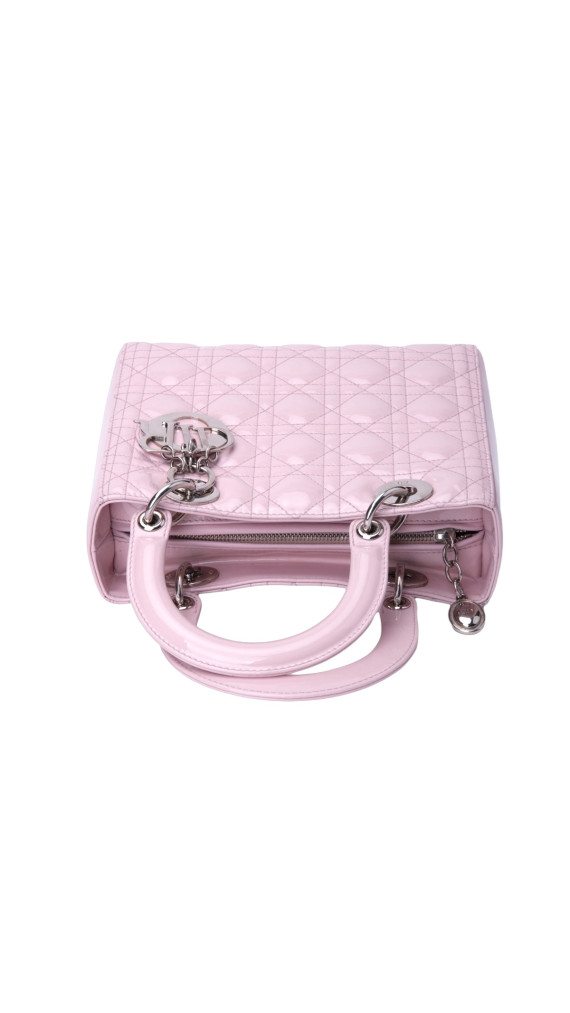 Lady Dior Patent Leather Bag Size Medium