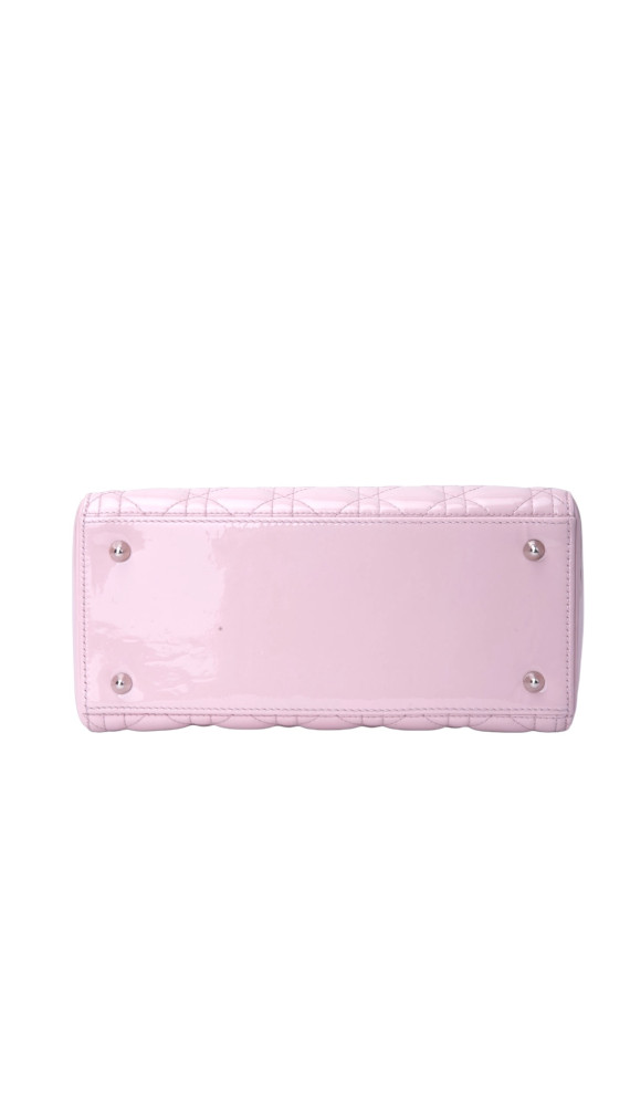 Lady Dior Patent Leather Bag Size Medium