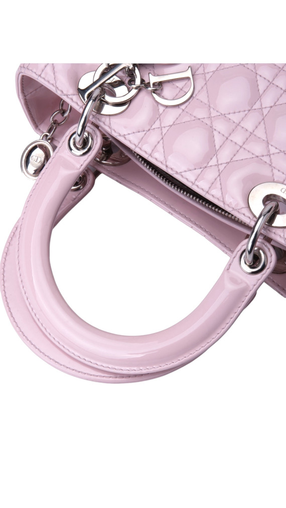 Lady Dior Patent Leather Bag Size Medium