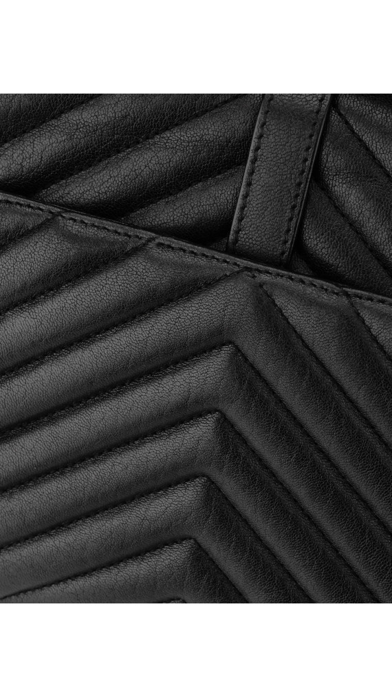 Saint Laurent College Quilted Shoulder Bag