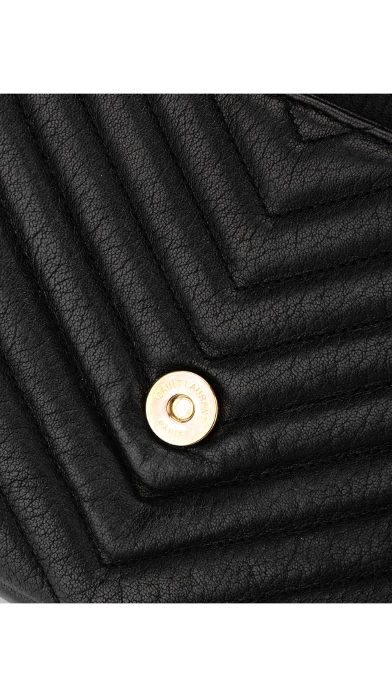 Saint Laurent College Quilted Shoulder Bag