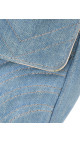 Gucci Pearly GG Marmont Bag i Lyseblå Denim