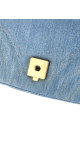 Gucci Pearly GG Marmont Bag i Lyseblå Denim