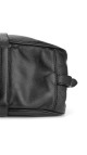 Prada Vitello Daino Gaufre Leather Shoulder Bag i Sort