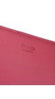 Prada Wallet i Rosa Saffiano Skinn