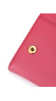 Prada Wallet i Rosa Saffiano Skinn
