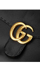 Gucci GG Marmont Top Handle Bag i Sort Skinn
