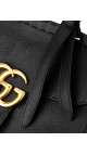 Gucci GG Marmont Top Handle Bag i Sort Skinn