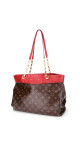 Louis Vuitton Cerise Monogram Canvas Chain Shopper Bag