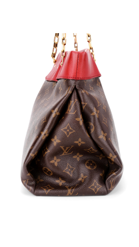 Louis Vuitton Cerise Monogram Canvas Chain Shopper Bag