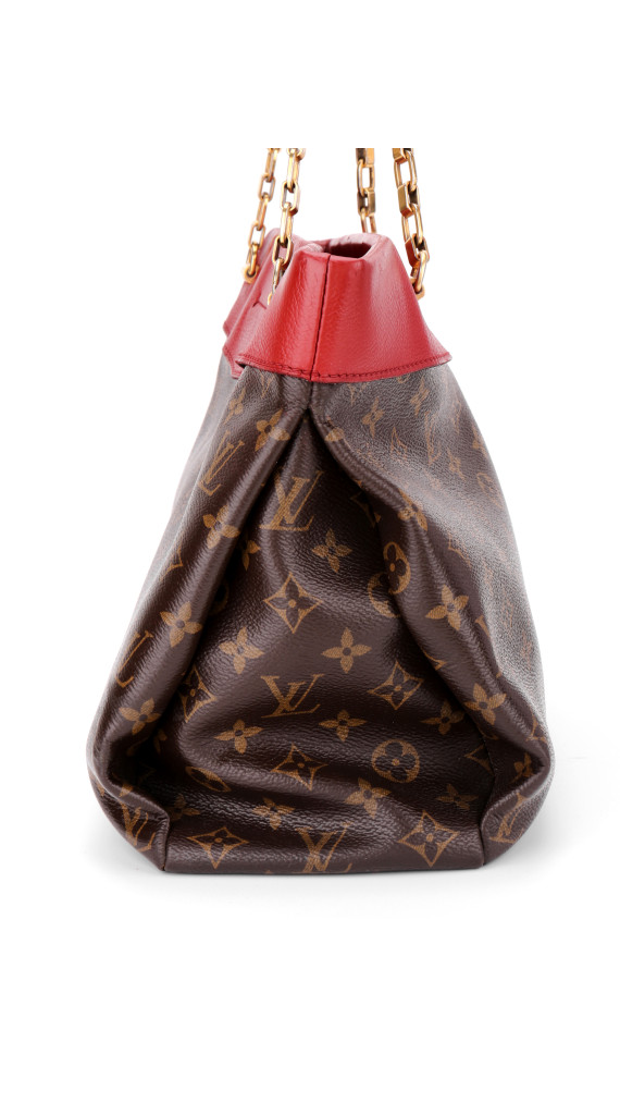 Louis Vuitton Cerise Monogram Canvas Chain Shopper Bag