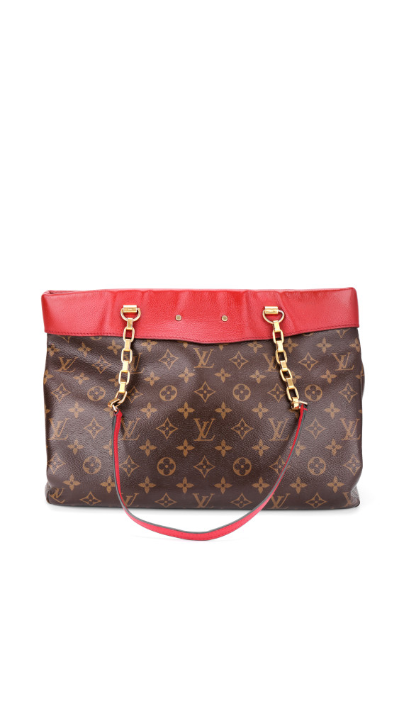 Louis Vuitton Cerise Monogram Canvas Chain Shopper Bag