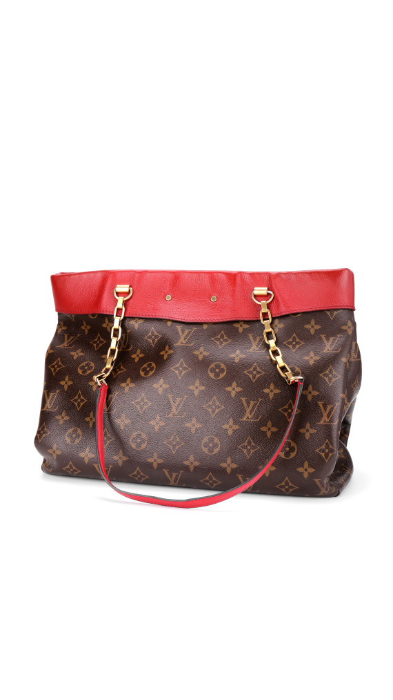 Louis Vuitton Cerise Monogram Canvas Chain Shopper Bag