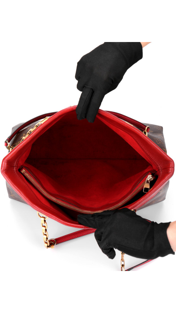 Louis Vuitton Cerise Monogram Canvas Chain Shopper Bag