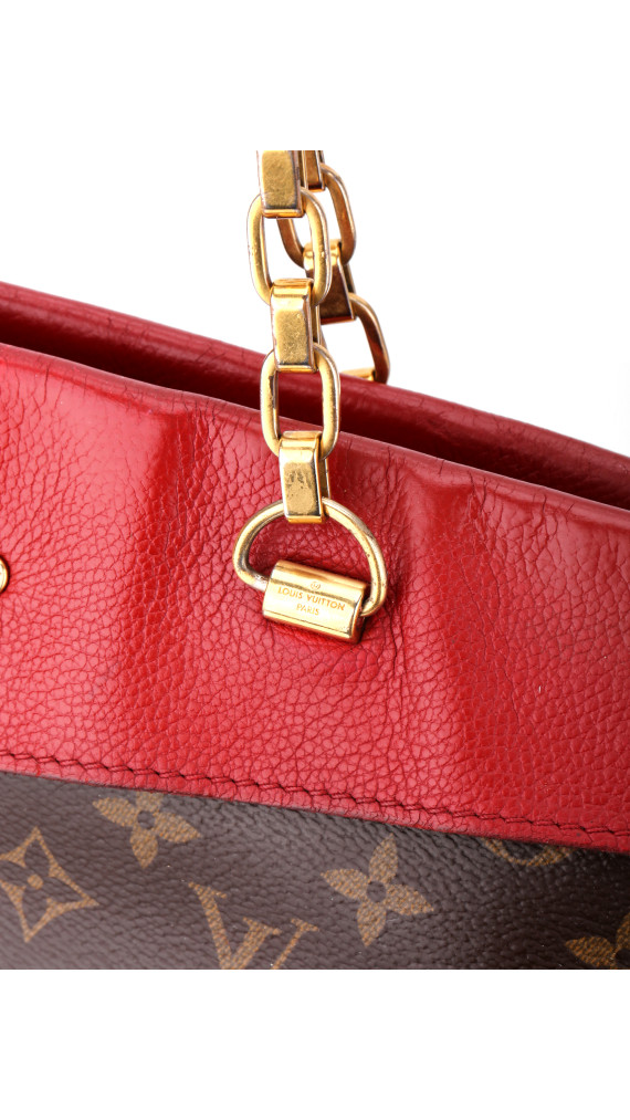 Louis Vuitton Cerise Monogram Canvas Chain Shopper Bag