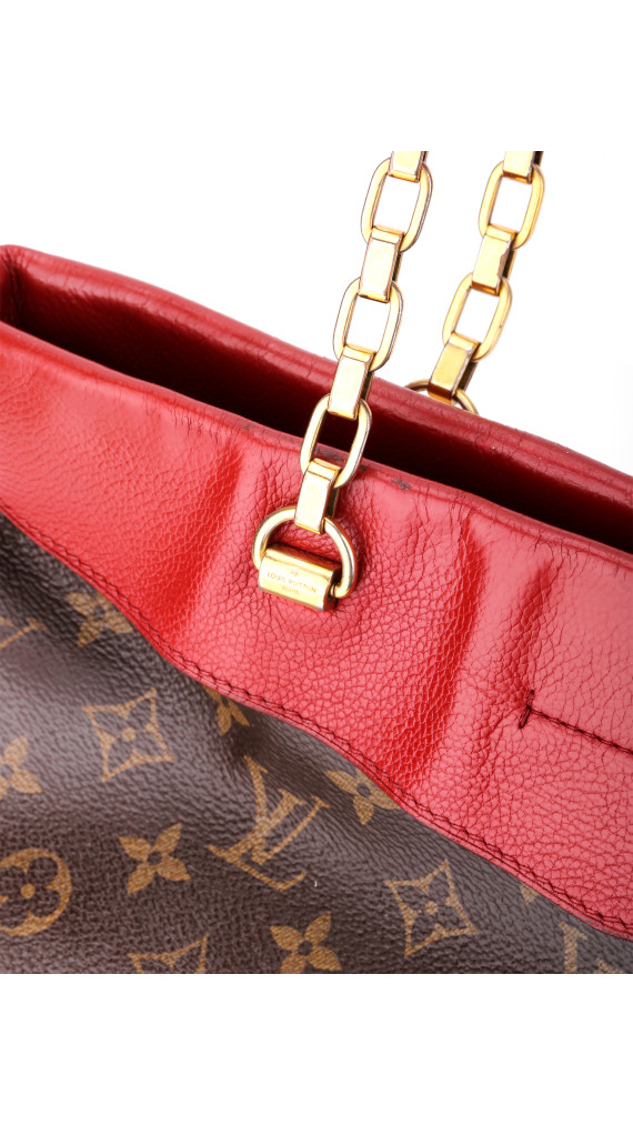 Louis Vuitton Cerise Monogram Canvas Chain Shopper Bag