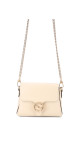 Gucci Interlocking GG Chain Shoulder Bag i Hvit Skinn