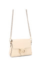 Gucci Interlocking GG Chain Shoulder Bag i Hvit Skinn