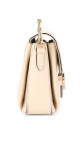 Gucci Interlocking GG Chain Shoulder Bag i Hvit Skinn