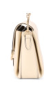 Gucci Interlocking GG Chain Shoulder Bag i Hvit Skinn