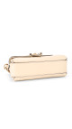 Gucci Interlocking GG Chain Shoulder Bag i Hvit Skinn