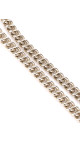 Gucci Interlocking GG Chain Shoulder Bag i Hvit Skinn