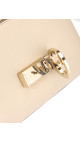 Gucci Interlocking GG Chain Shoulder Bag i Hvit Skinn