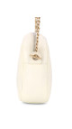 Chanel Quilted Camera Bag i Hvit Skinn