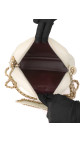 Chanel Quilted Camera Bag i Hvit Skinn