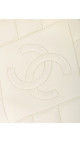 Chanel Quilted Camera Bag i Hvit Skinn