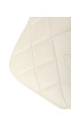 Chanel Quilted Camera Bag i Hvit Skinn