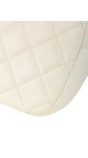 Chanel Quilted Camera Bag i Hvit Skinn