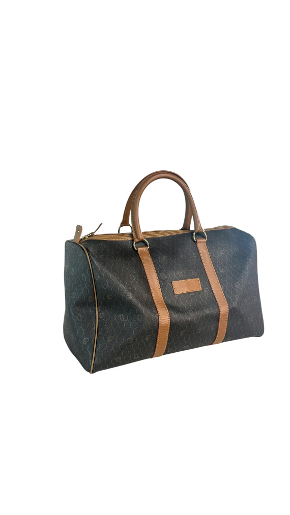 Dior Boston Monogram Leather Bag