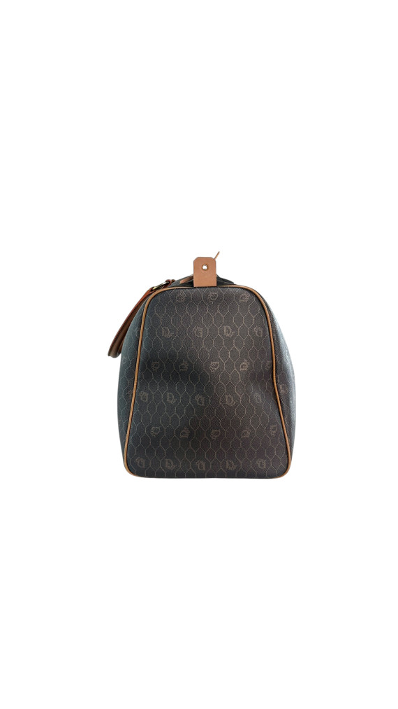 Dior Boston Monogram Leather Bag