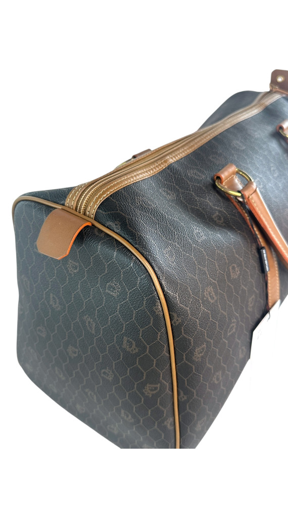 Dior Boston Monogram Leather Bag