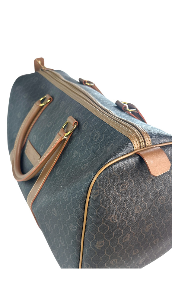 Dior Boston Monogram Leather Bag