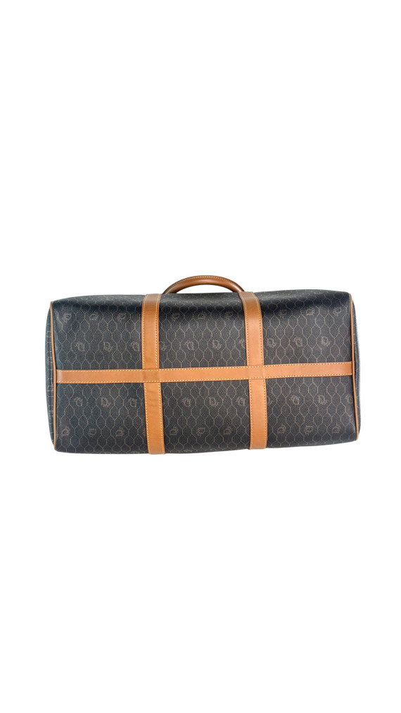 Dior Boston Monogram Leather Bag