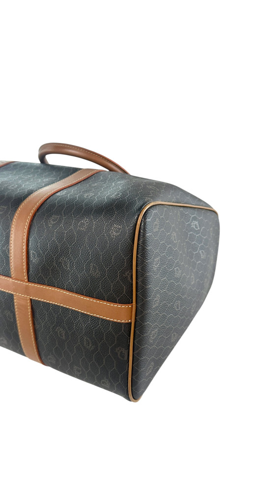 Dior Boston Monogram Leather Bag