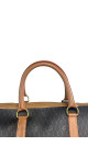 Dior Boston Monogram Leather Bag