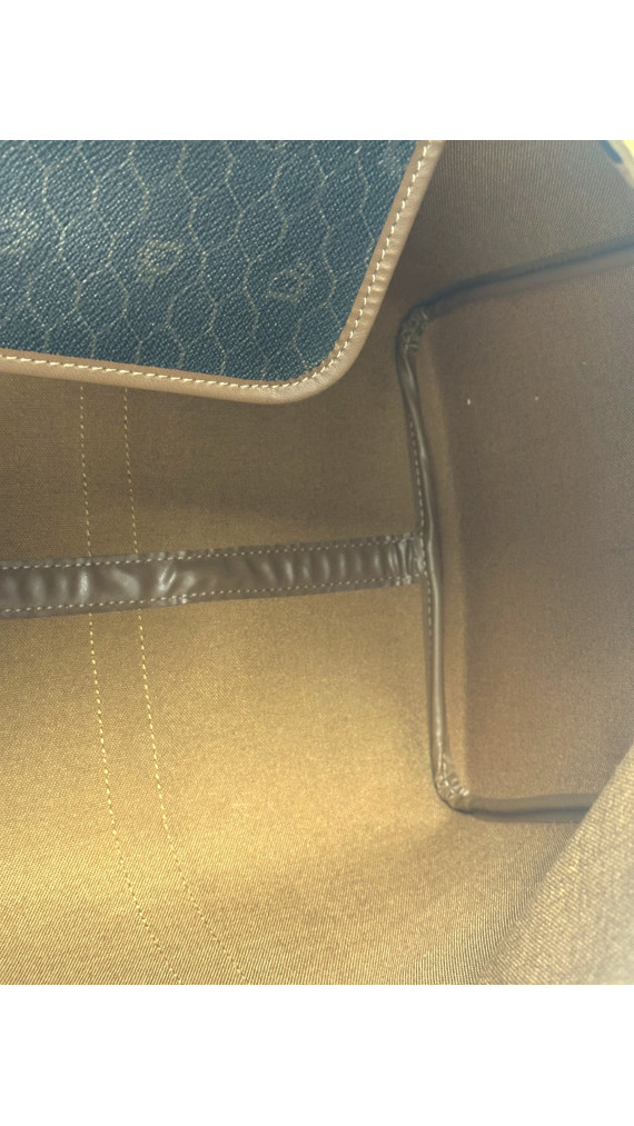 Dior Boston Monogram Leather Bag