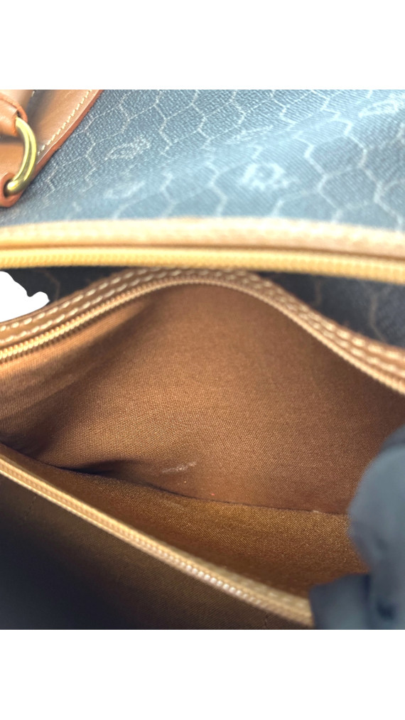 Dior Boston Monogram Leather Bag
