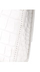 Balenciaga Hourglass Top Handle Bag – Hvit Krokopreget Skinn