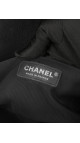 Chanel Boy Bag – Sort Quiltet Skinn med Sølvfarget Kjede