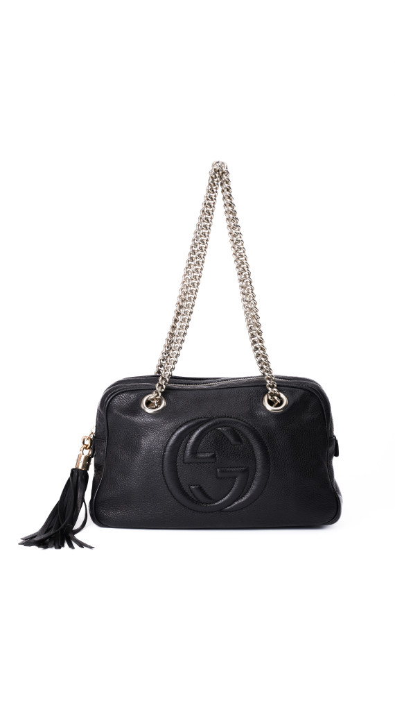 Gucci Soho Chain Shoulder Bag – Sort