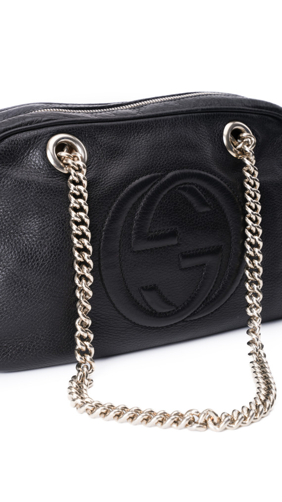 Gucci Soho Chain Shoulder Bag – Sort