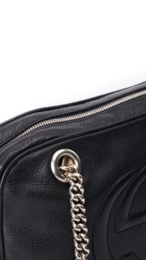 Gucci Soho Chain Shoulder Bag – Sort