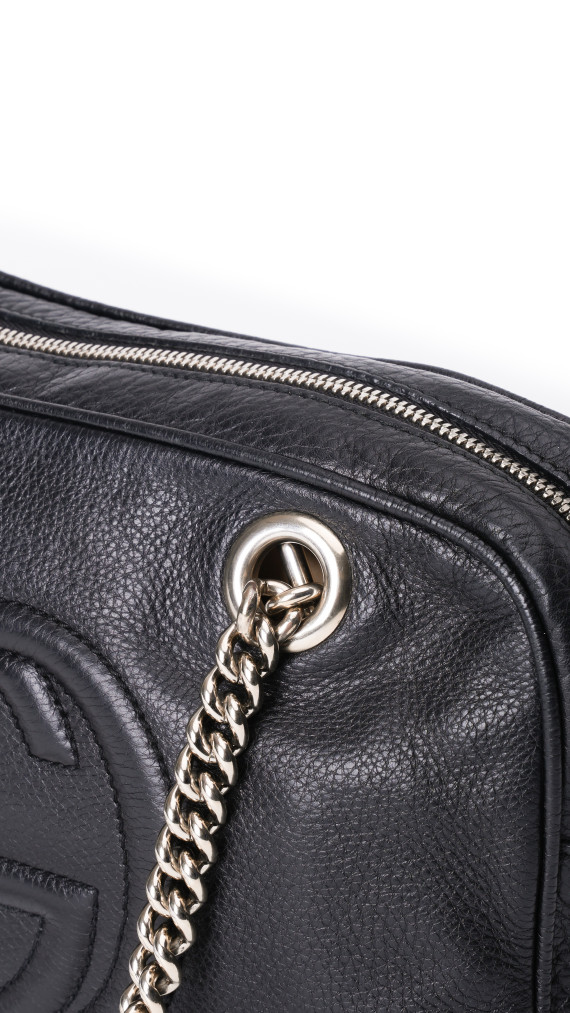Gucci Soho Chain Shoulder Bag – Sort