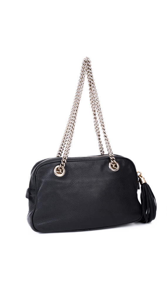 Gucci Soho Chain Shoulder Bag – Sort