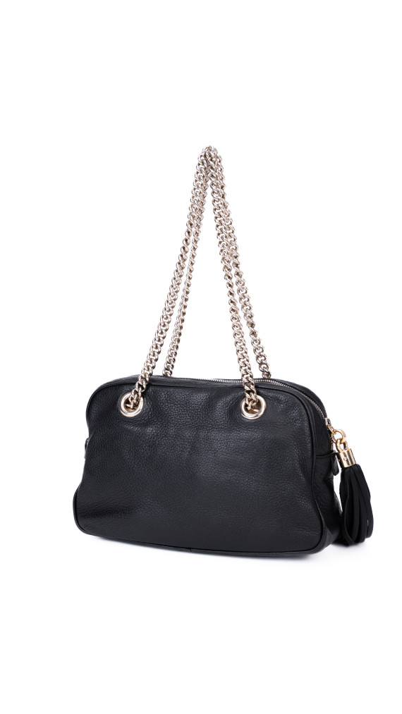 Gucci Soho Chain Shoulder Bag – Sort