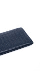 Bottega Veneta Continental Wallet – Intrecciato Skinn, Mørk Blå
